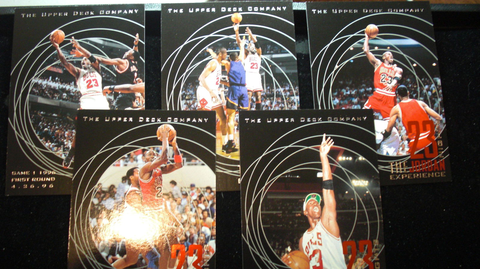 lot of 5 large michael jordan cards (1 of 1)