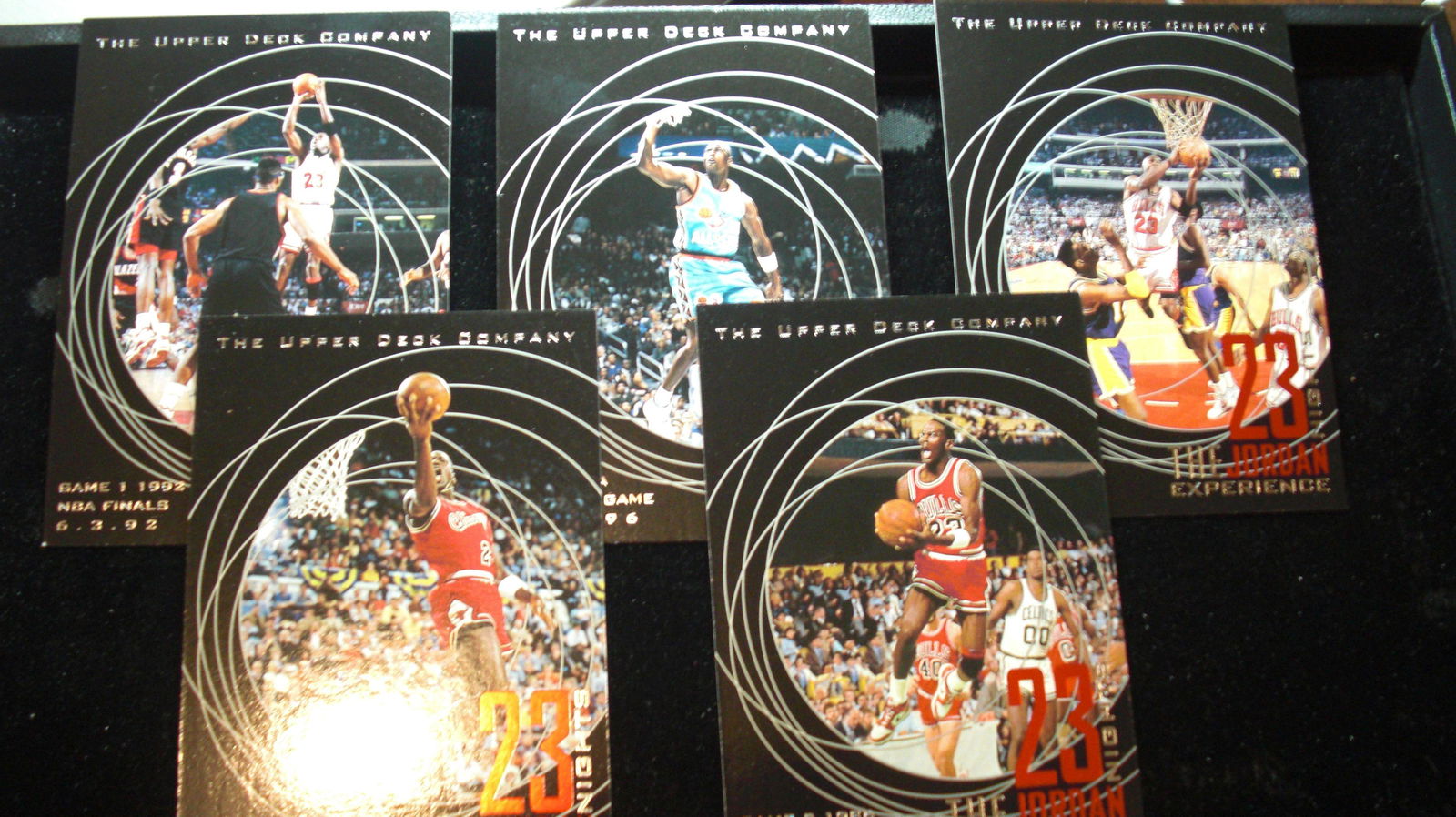 lot of 5 large michael jordan cards (1 of 1)