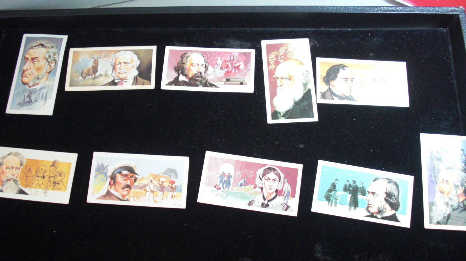 lot of 10 vintage tea cards (1 of 1)