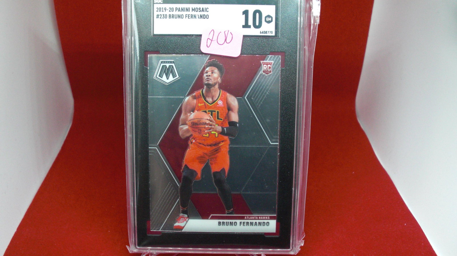 sgc graded bruno fernando mint 10 rookie: nice graded card