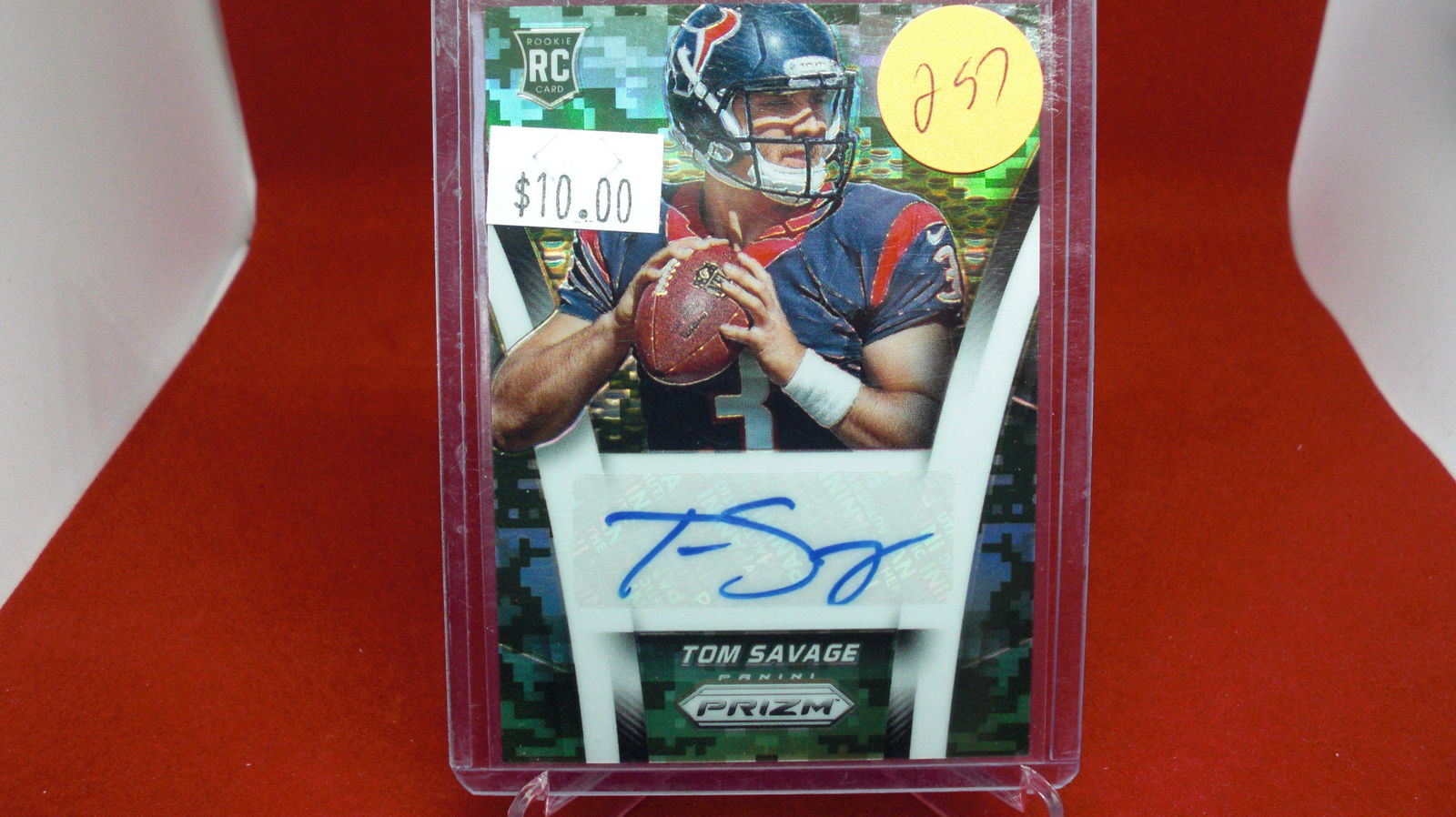 tom savage rookie signature #077/200 (1 of 1)