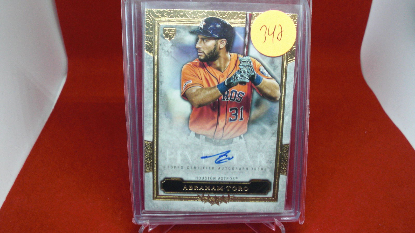 abraham toro rookie signature (1 of 1)