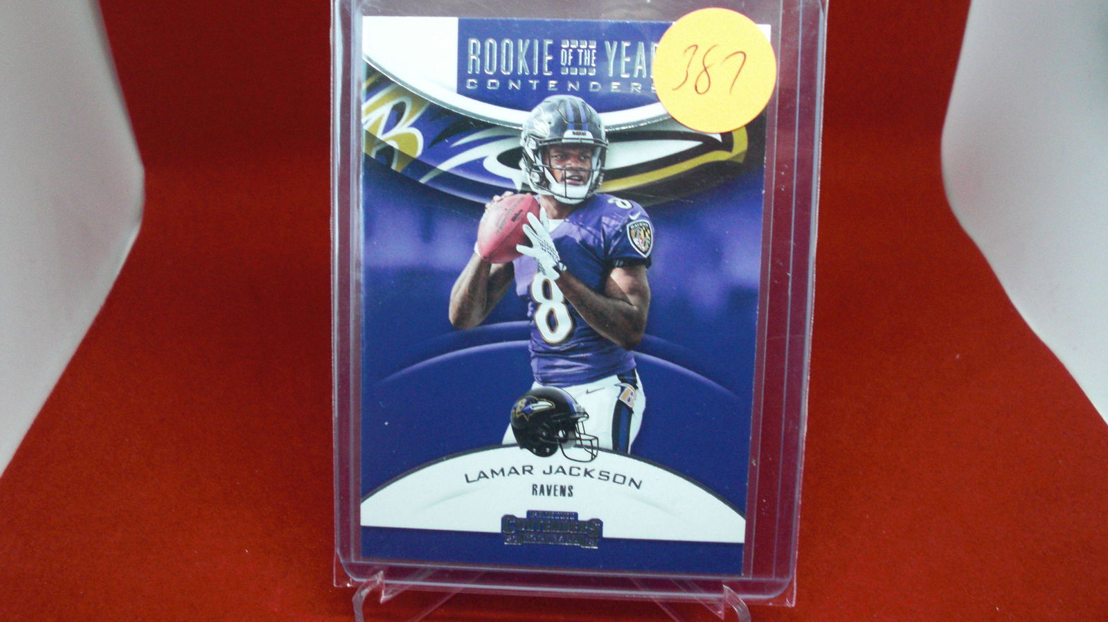 lamar jackson rookie contenders (1 of 1)