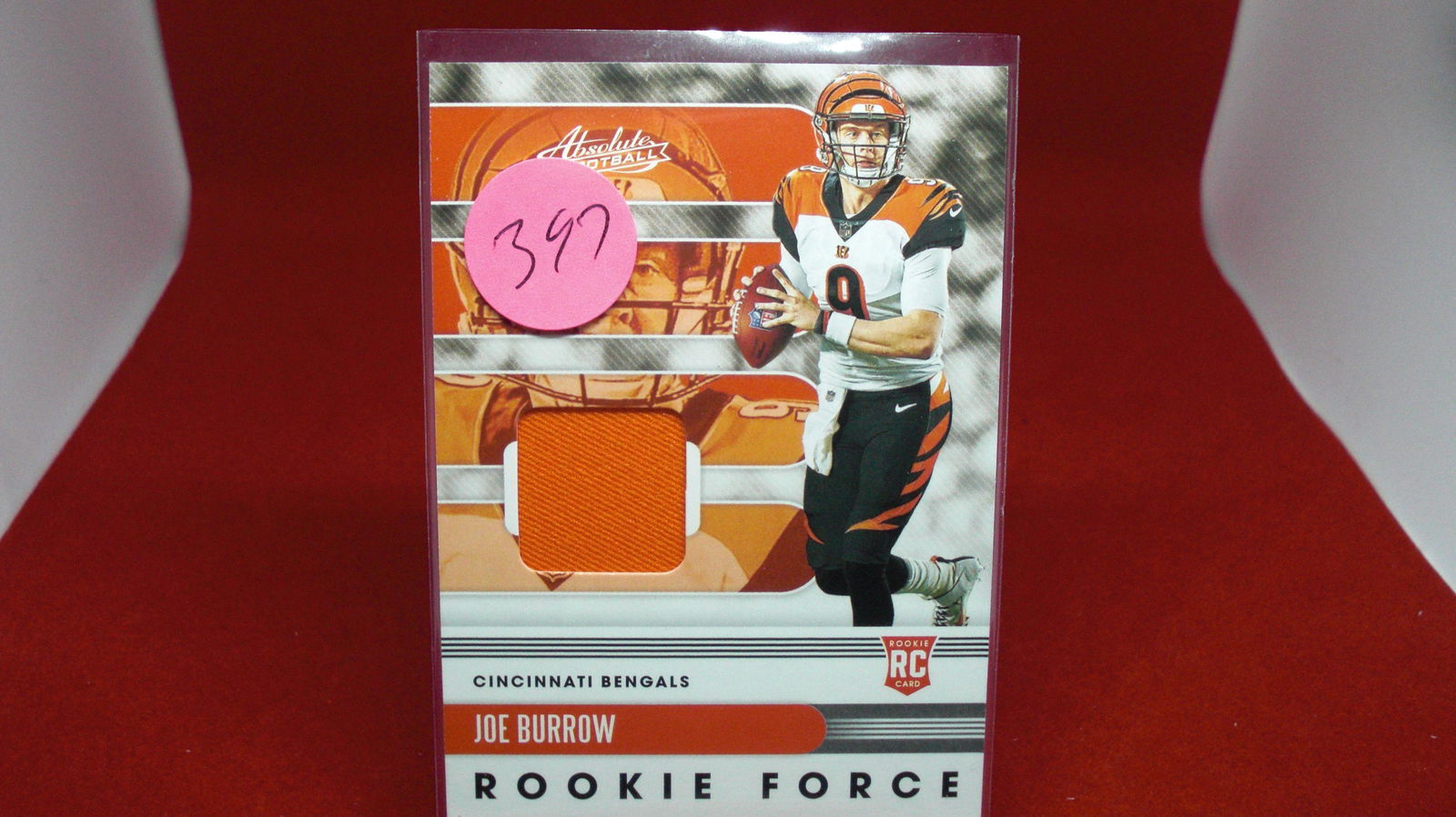 joe burrow rookie jersey card (1 of 1)
