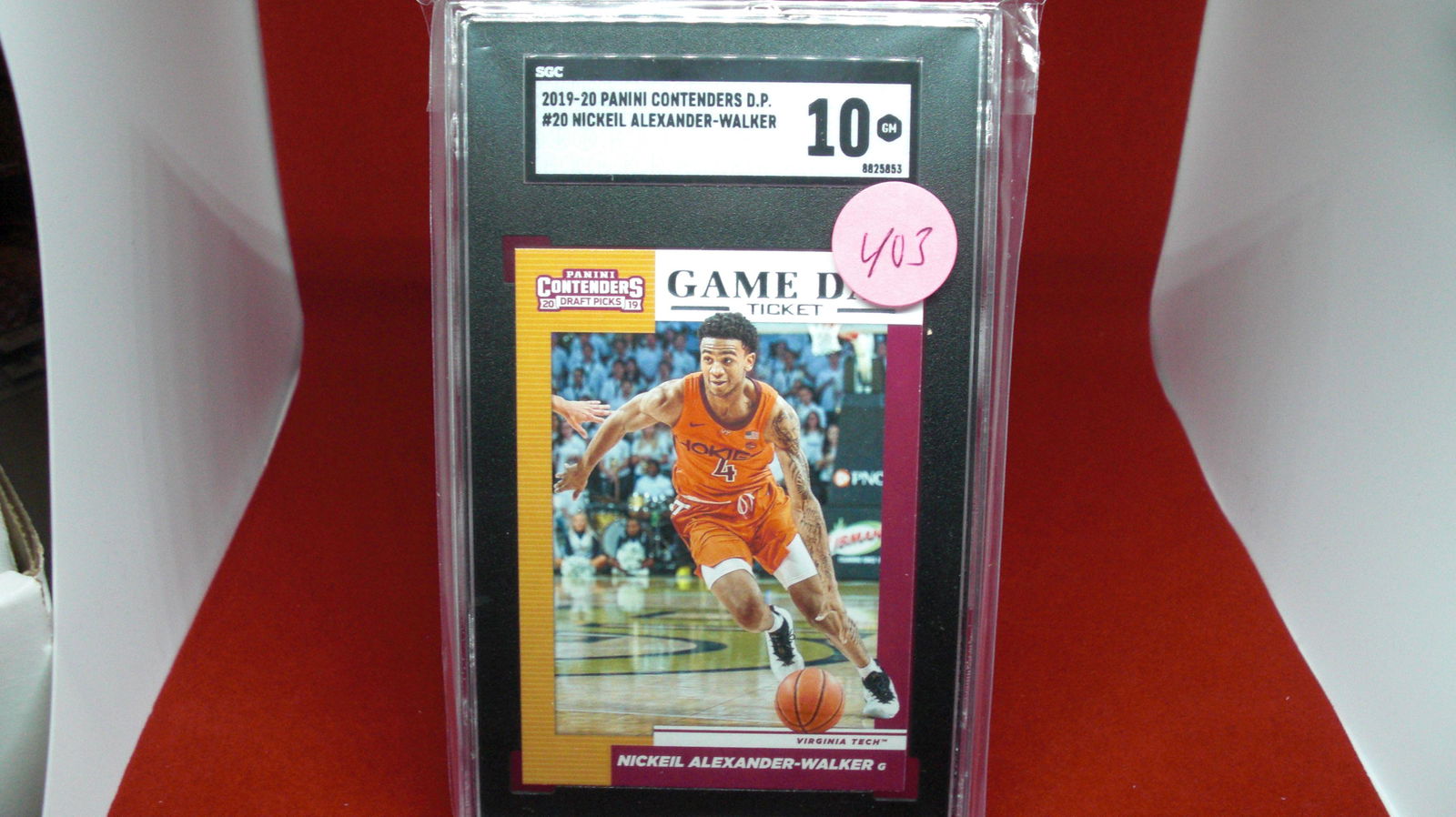 sgc graded nickeil walker mint 10 (1 of 1)