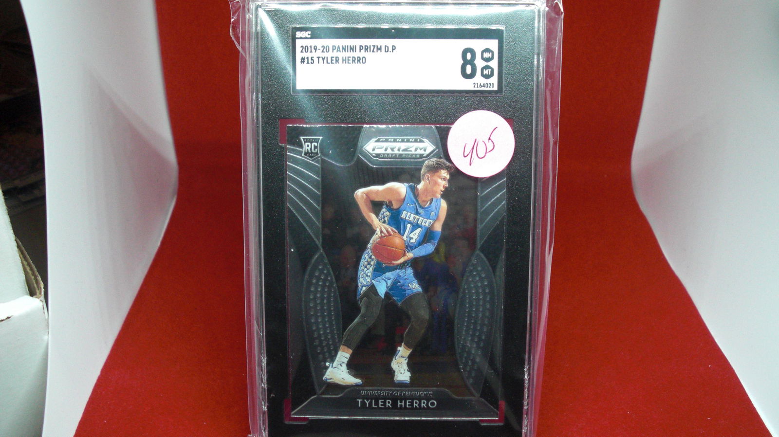 sgc graded tyler herro prizm rookie mint 8 (1 of 1)