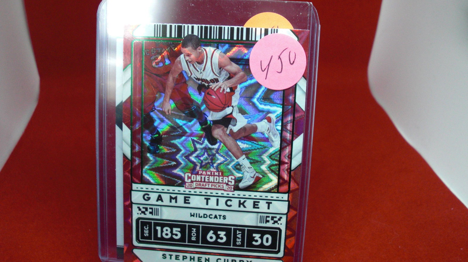 stephen curry with shine: in top loader