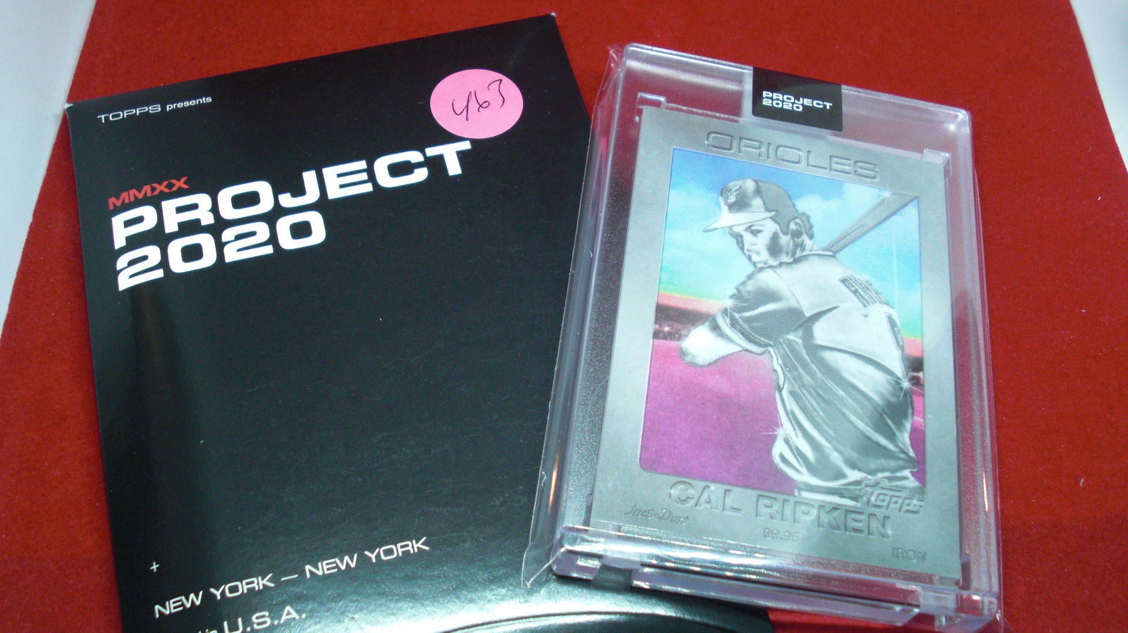 project 2020 cal ripken in hard plastic case (1 of 1)