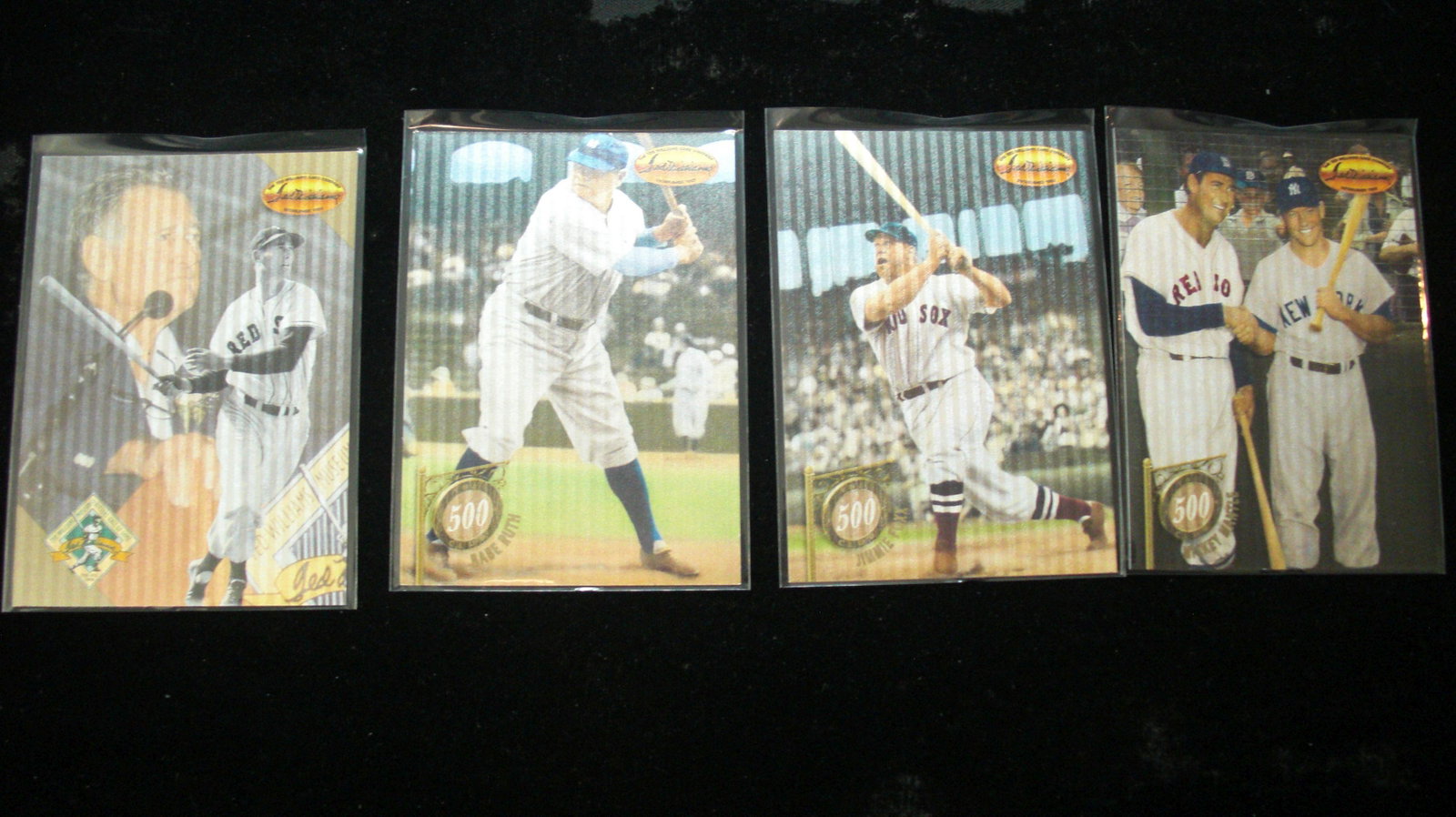 Mickey-Jimmy-Babe-Ted Silk Cards: Mickey-Jimmy-Babe-Ted Silk Cards