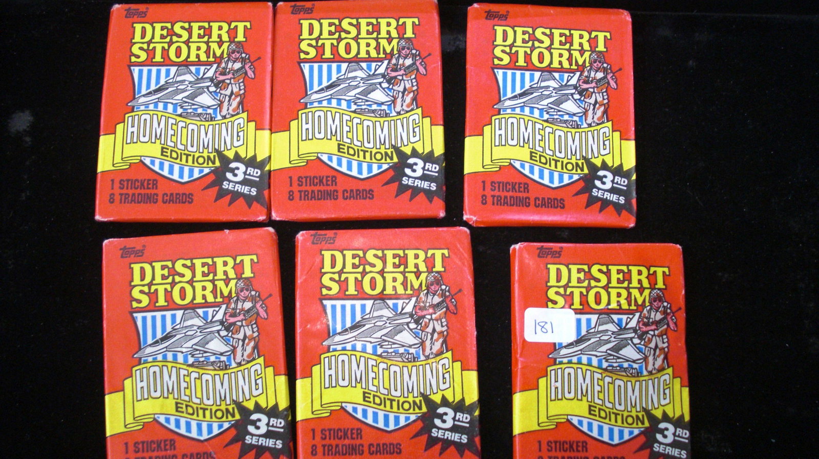 Desert Storm Homecoming Edition 6 packs: Desert Storm Homecoming Editon 6 Packs