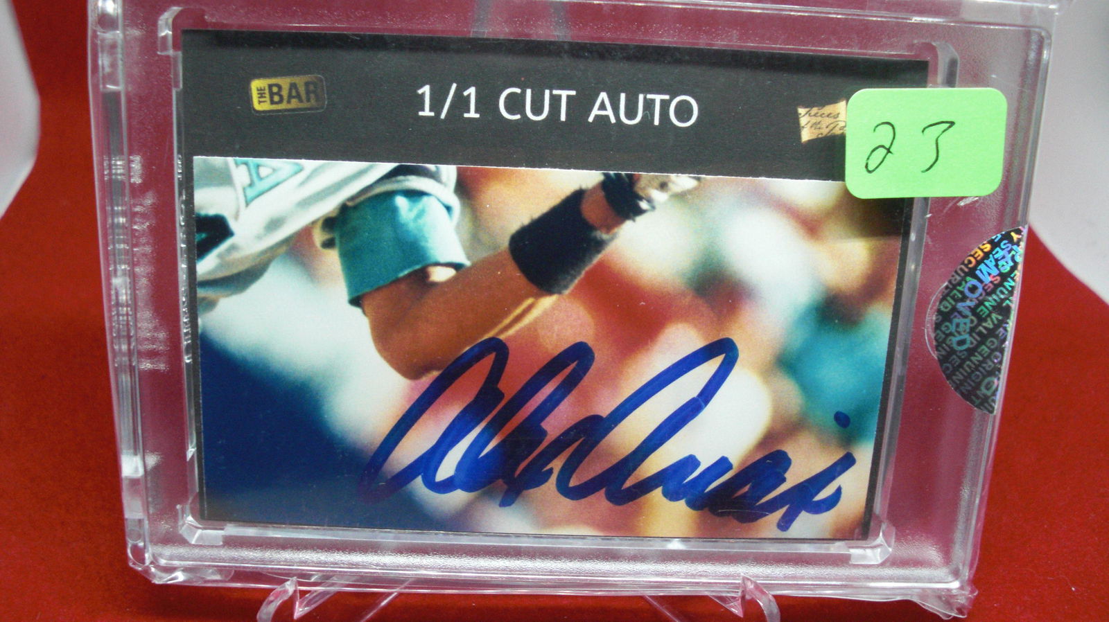 the bar 1/1 alejandro aria autograph (1 of 1)