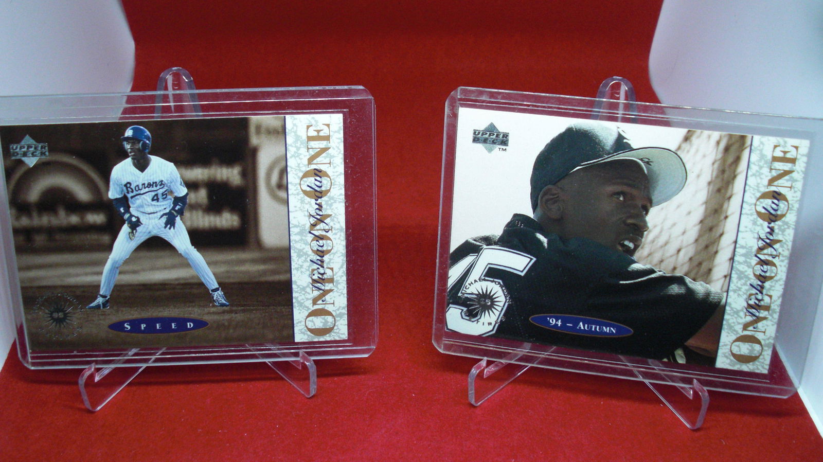 lot of 2 michael jordan cards (1 of 1)