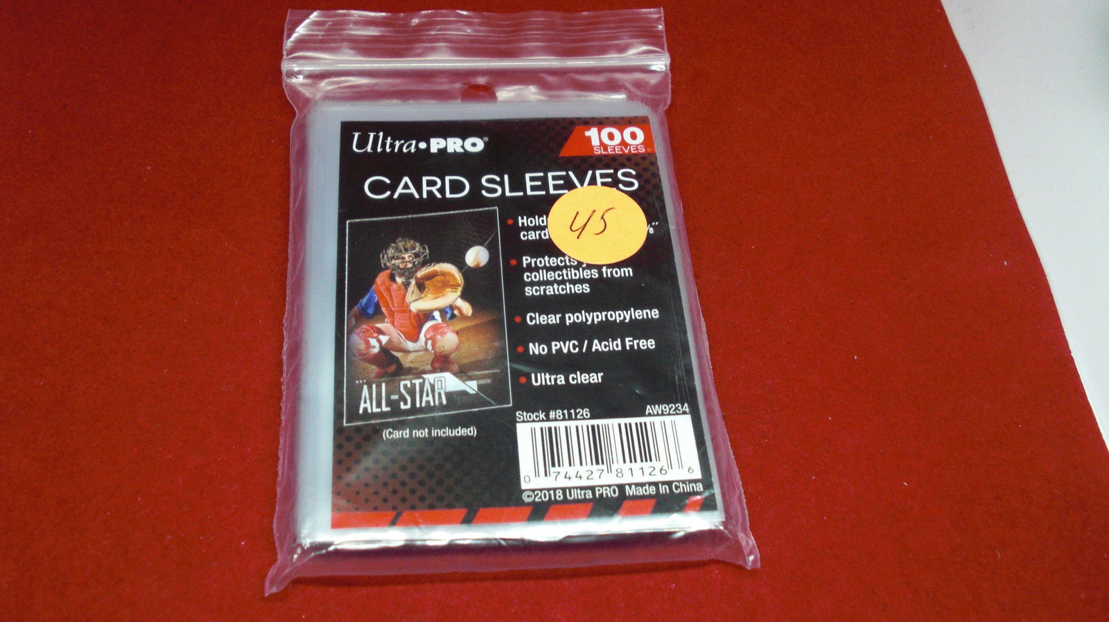 ultra pro sleeves lot of 100 unopened (1 of 1)