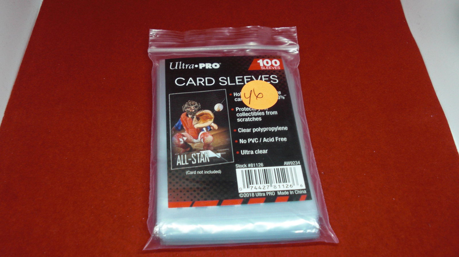 ultra pro sleeves lot of 100 unopened (1 of 1)