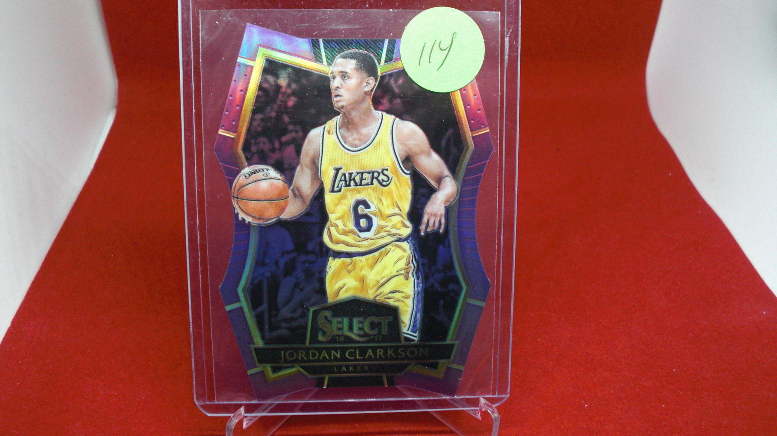 jordan clarkson purple select die cut #62/99 (1 of 1)