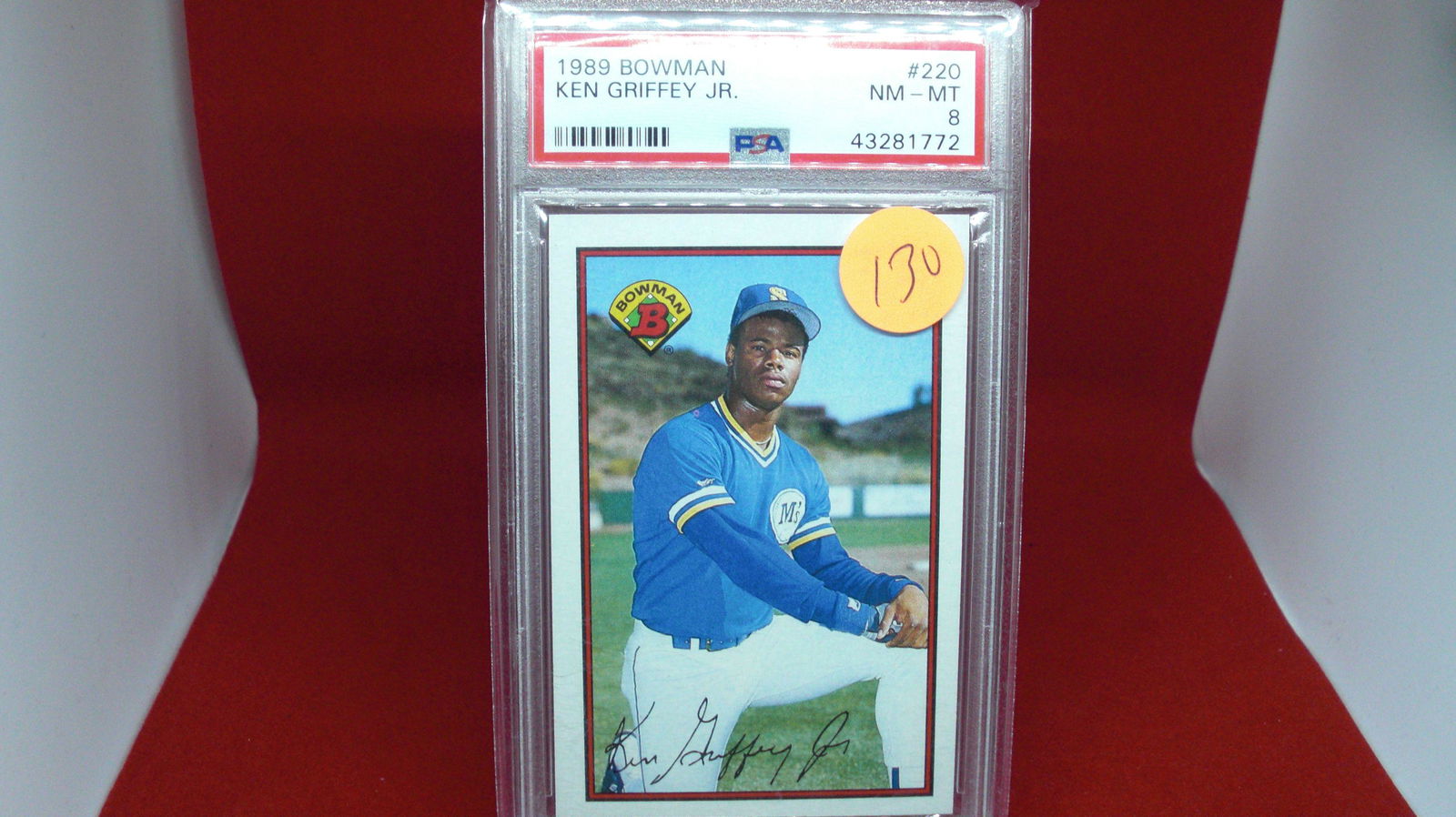 psa graded 1989 ken griffey jr mint 8 (1 of 1)
