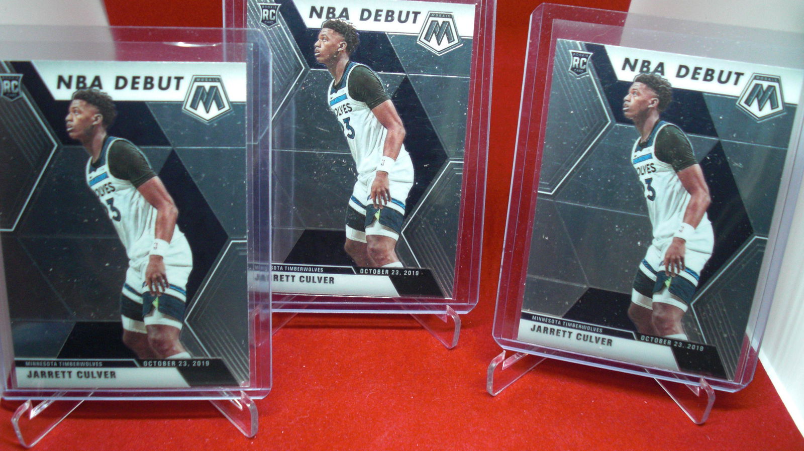 lot of 3 jarrett culver mosaic rookies (1 of 1)