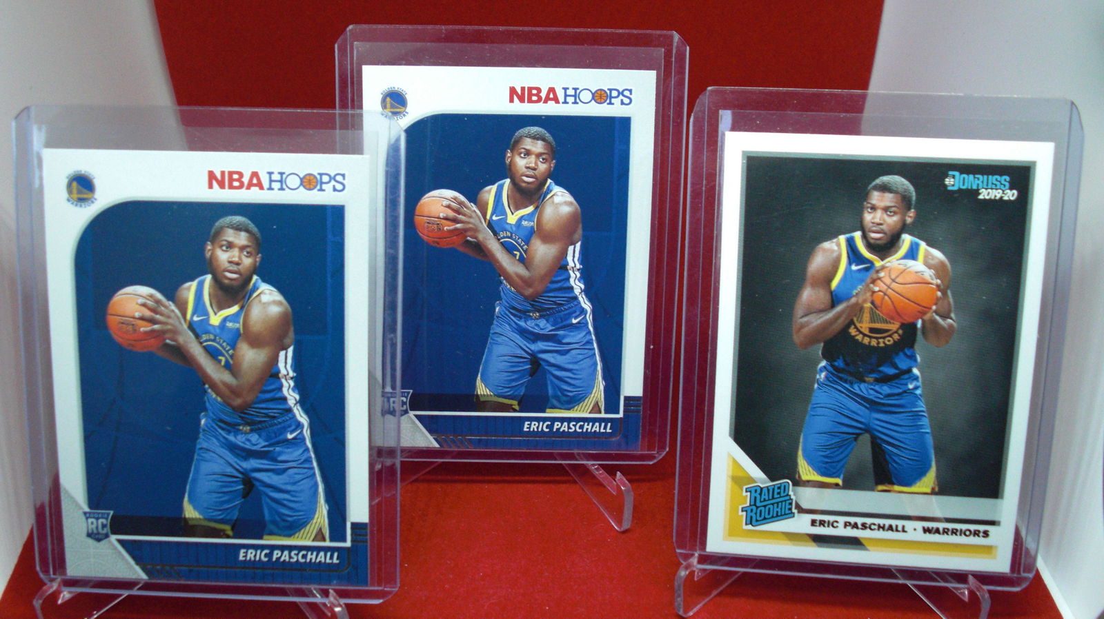 lot of 3 eric paschall rookie cards (1 of 1)