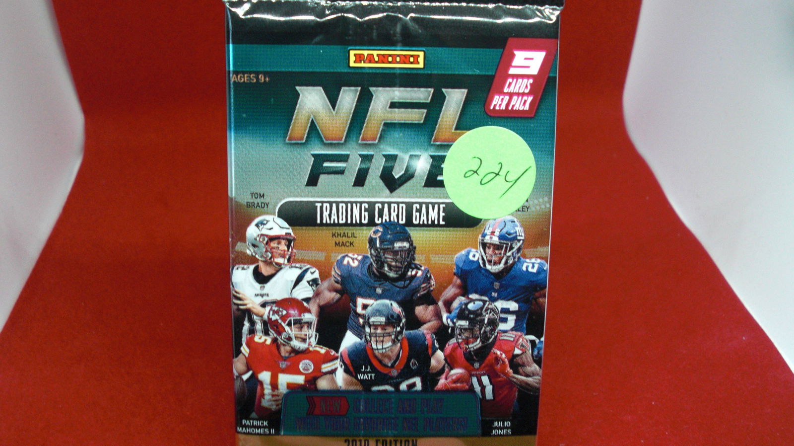 nfl five traded card game unopened pack (1 of 1)
