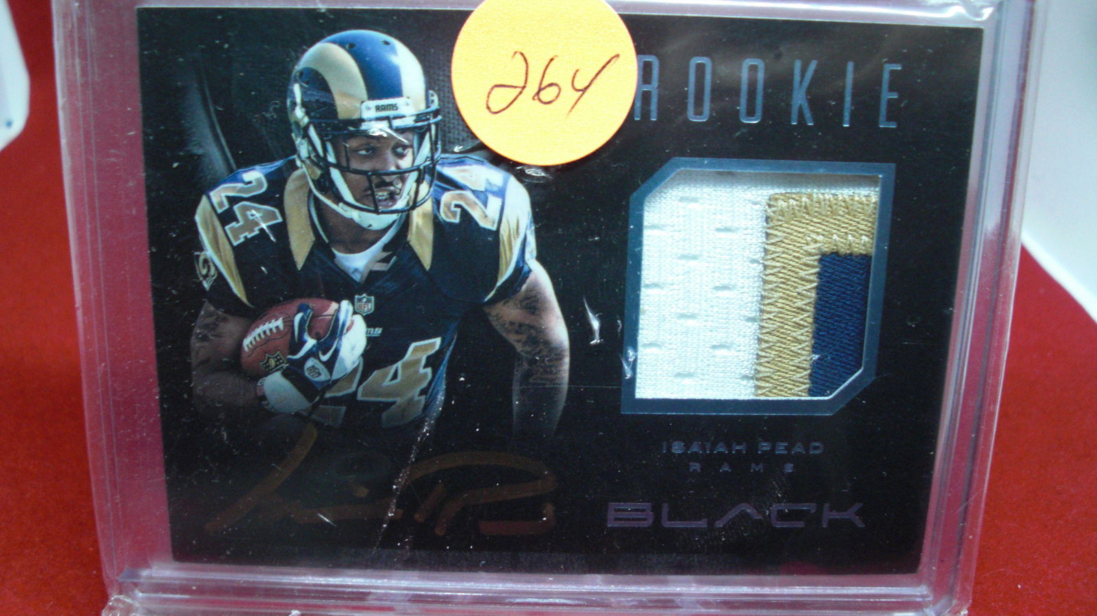 isaiah pead signature/jersey rookie #03/49 (1 of 1)