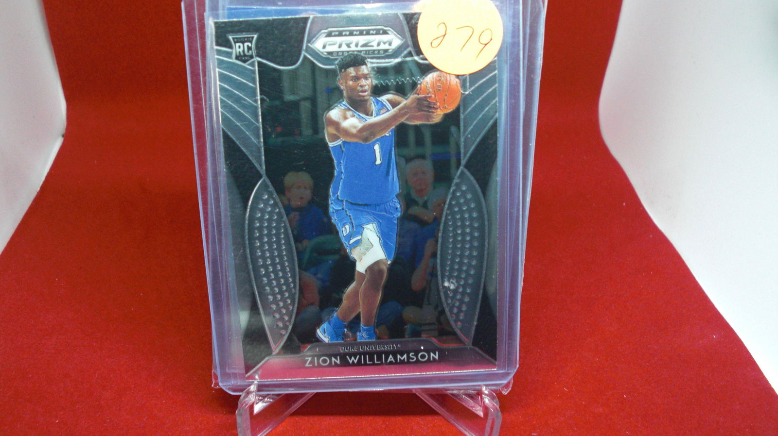 zion williamson prizm rookie (1 of 1)