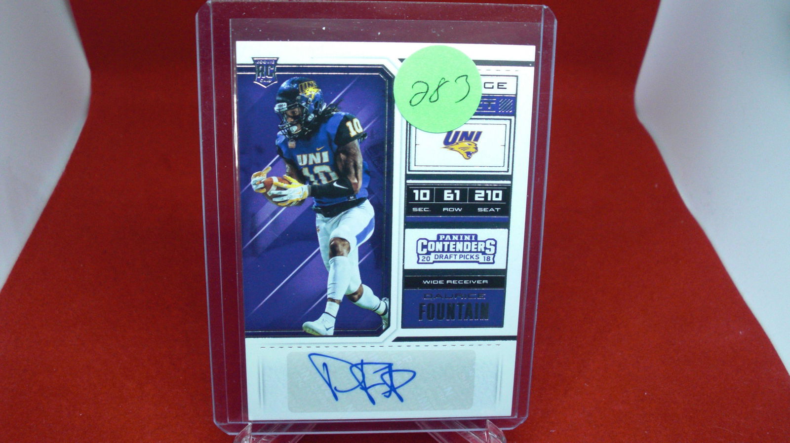daurice fountain signature rookie (1 of 1)