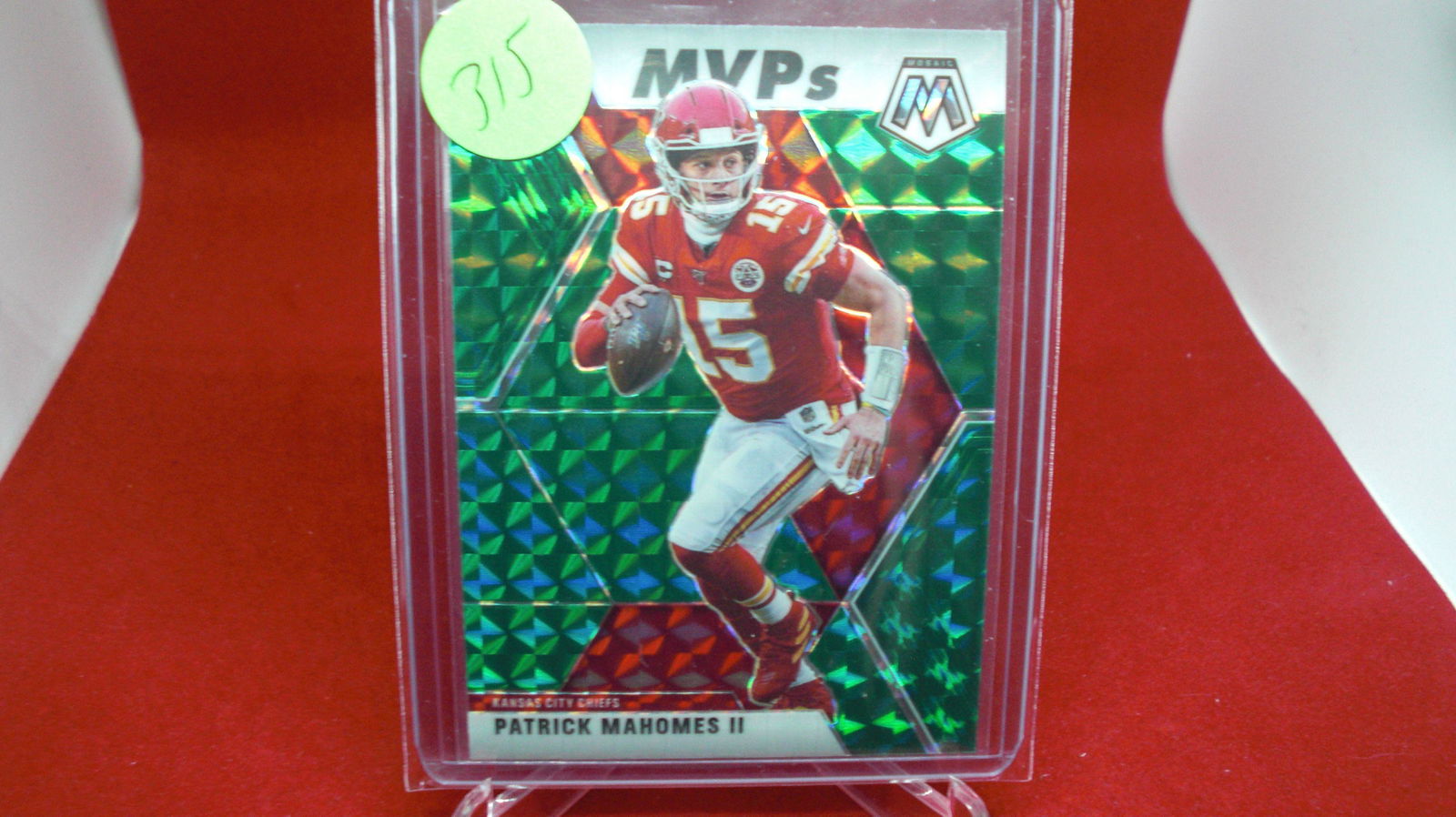 patrick mahomes green mosaic (1 of 1)