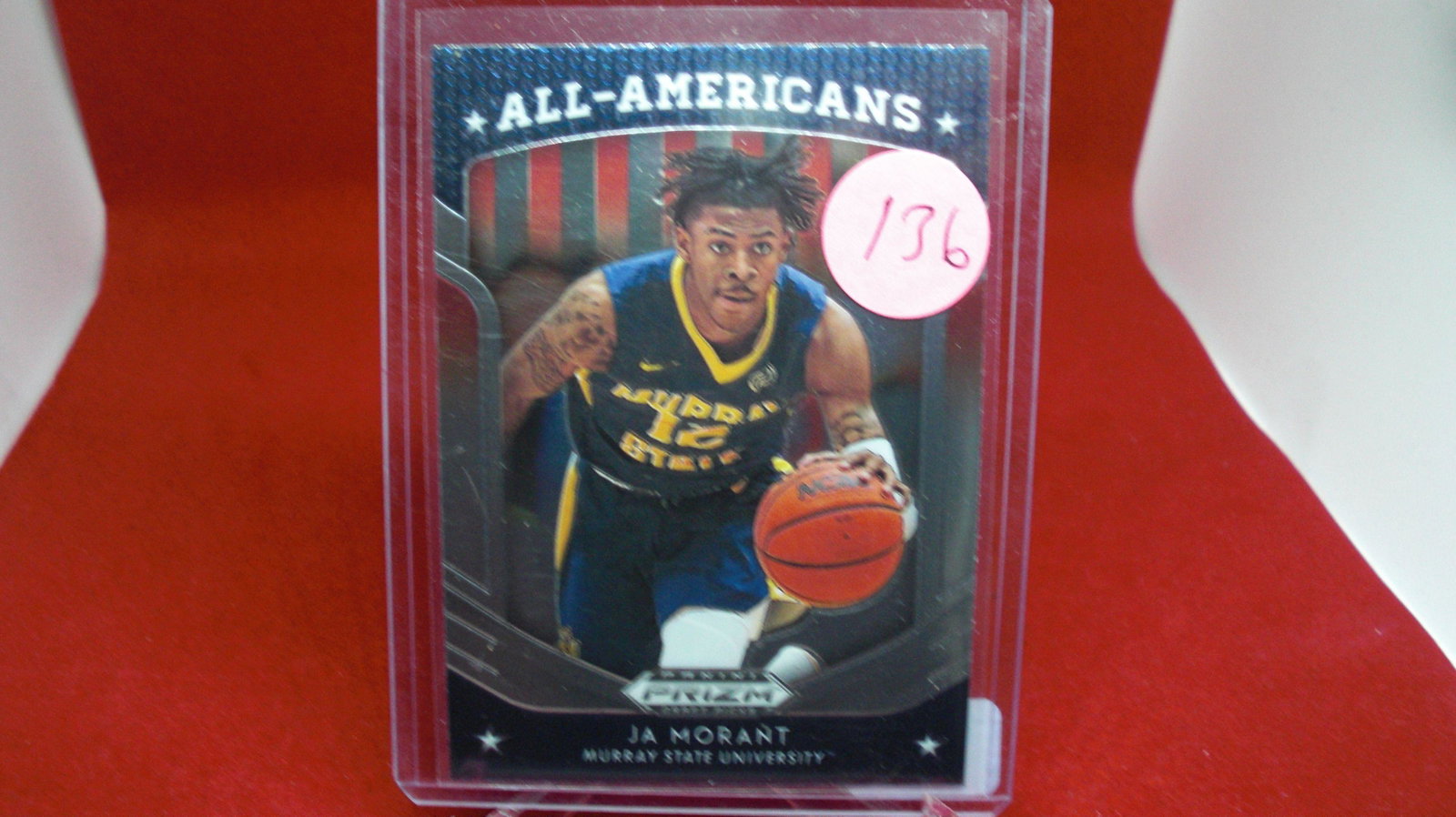 ja morant all american prizm: in top loader