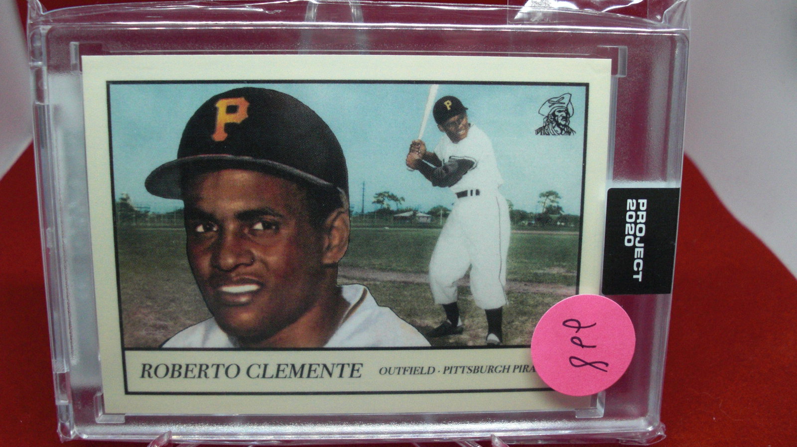 project 2020 in hard plastic case roberto clemente: in hard plastic case