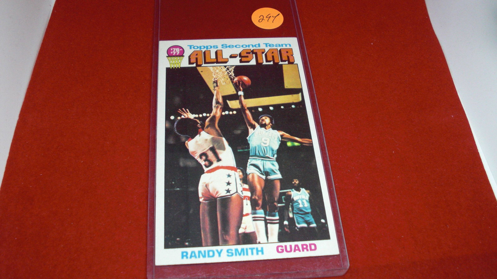 1969 large topps randy smith: vintage lot in large top loader