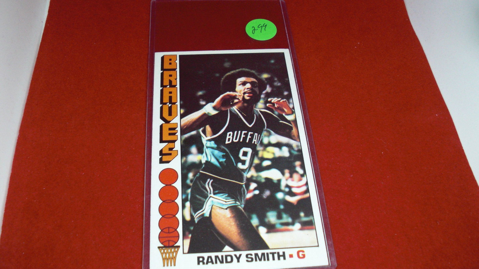 1969 large topps randy smith: vintage lot in large top loader