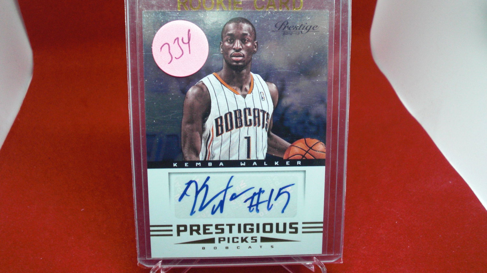 2012 kemba walker signature prestigious picks: in top loader