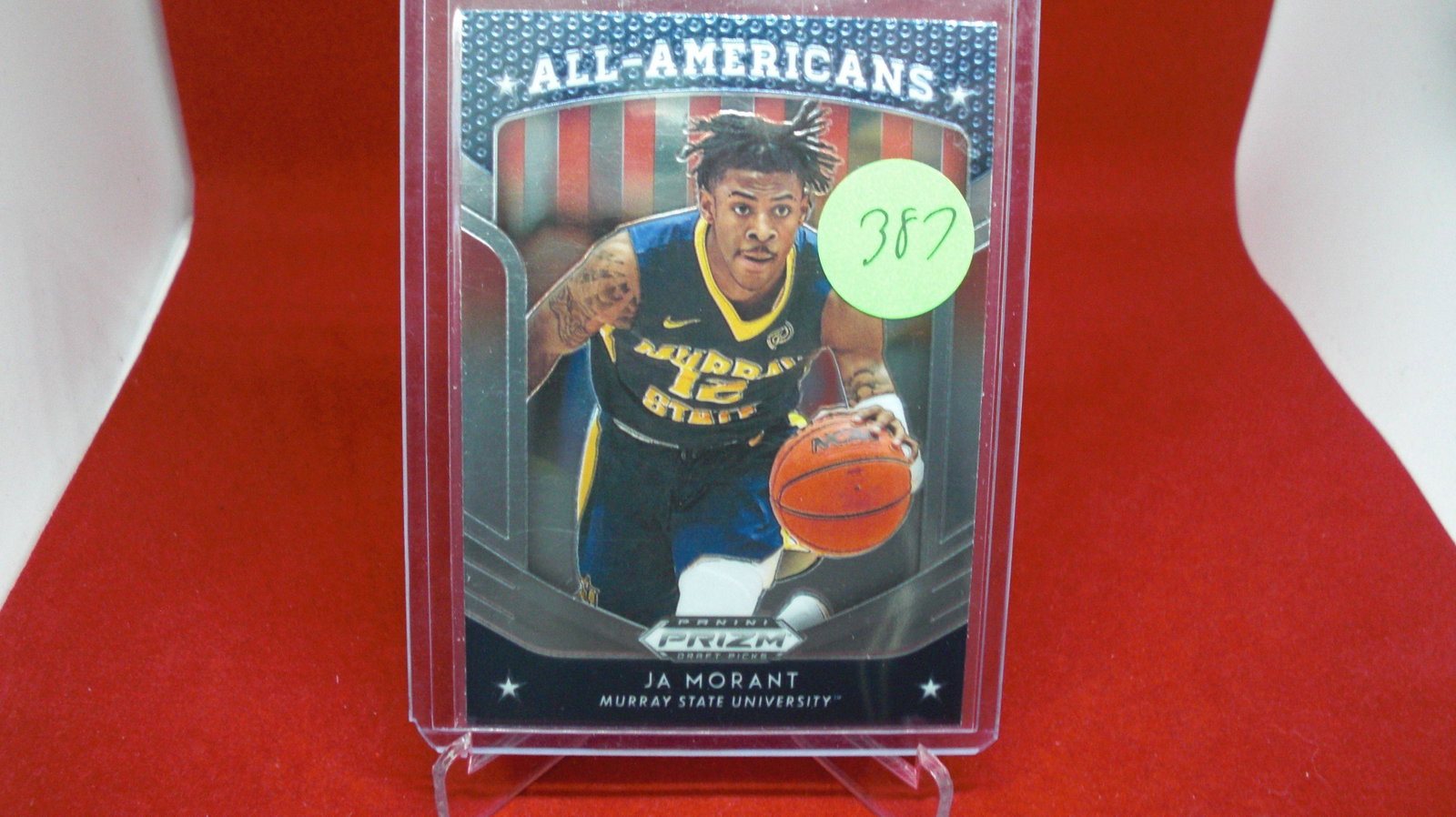 ja morant all american prizm: in top loader