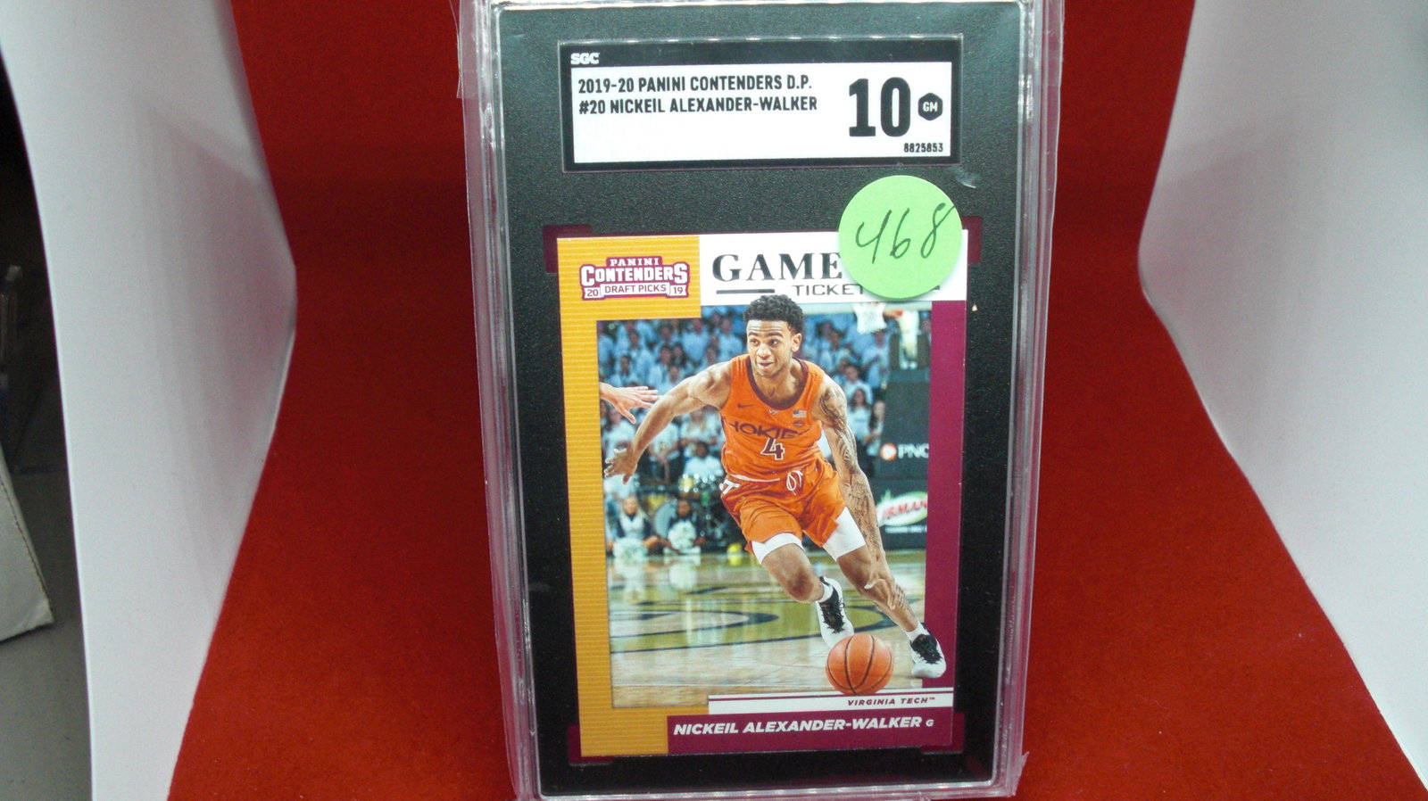 sgc graded nickeil walker mint 10: nice graded card