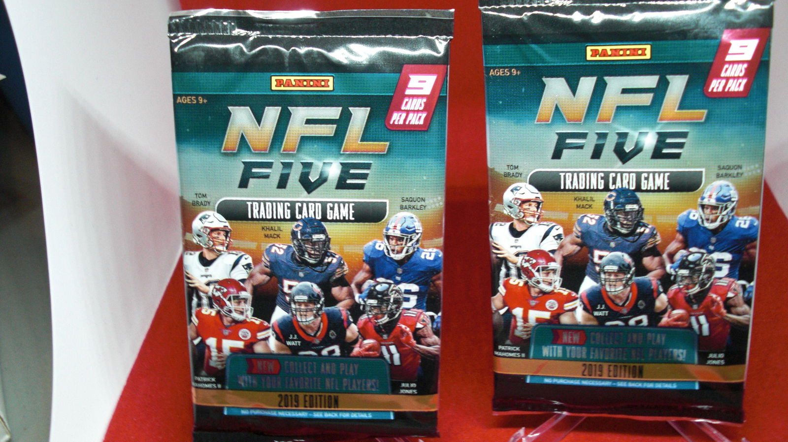 lot of two unopened packs nfl trading card game (1 of 1)