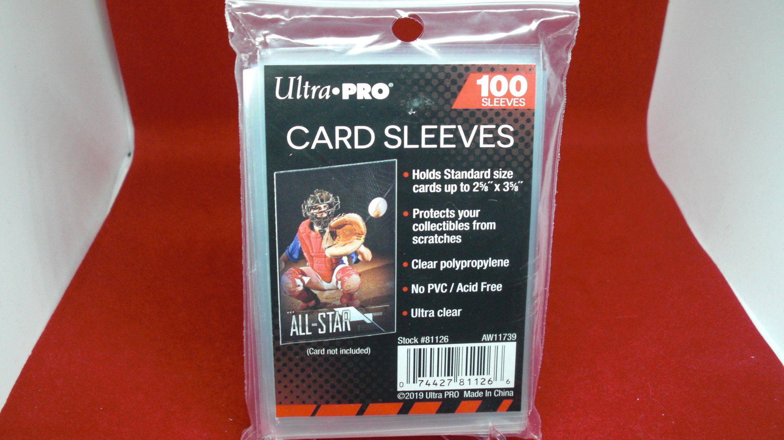 lot of 100 ultra pro card sleeves unopened (1 of 1)