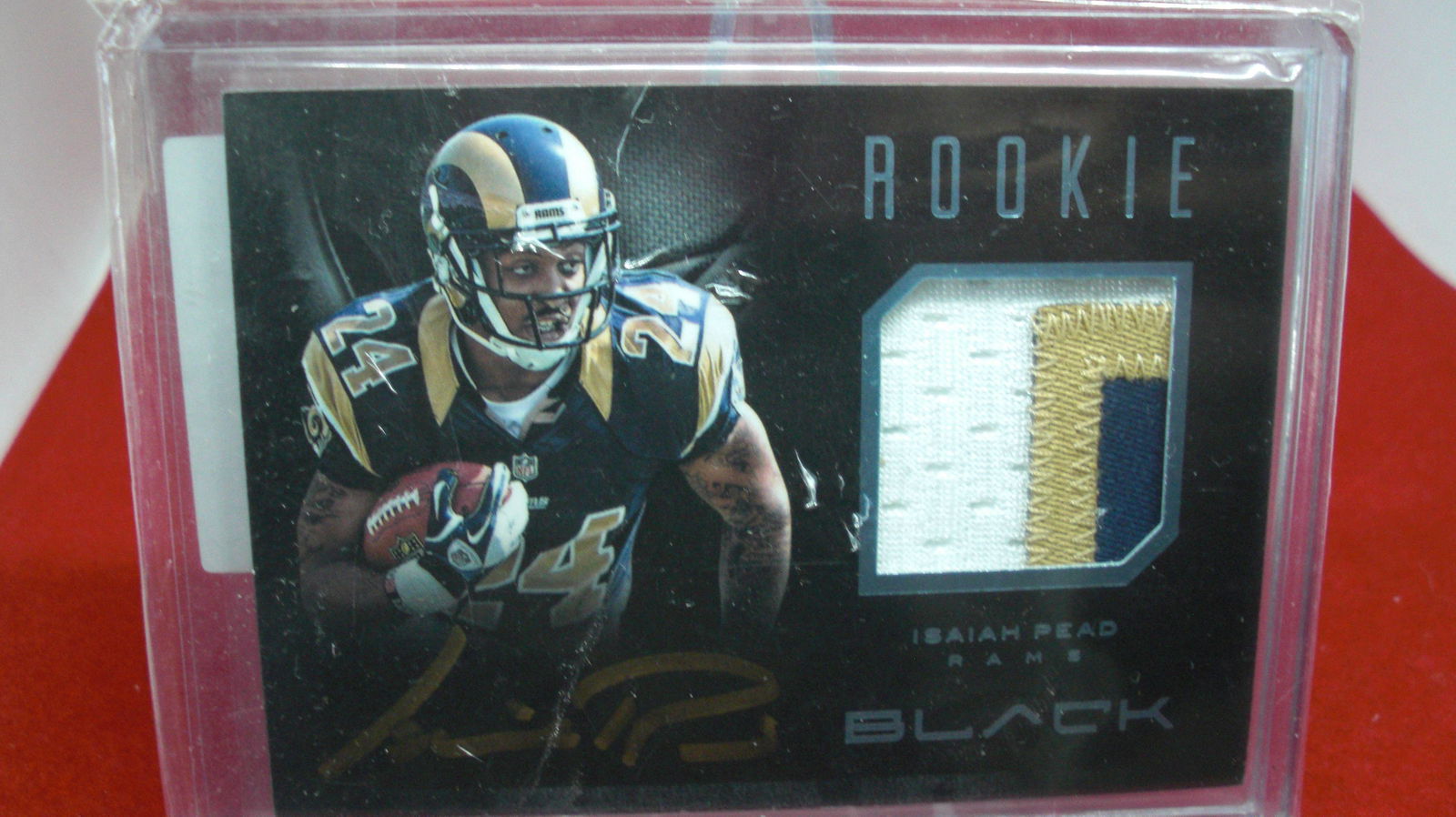 isaiah pead rookie jersey/signature black #03/49 (1 of 1)