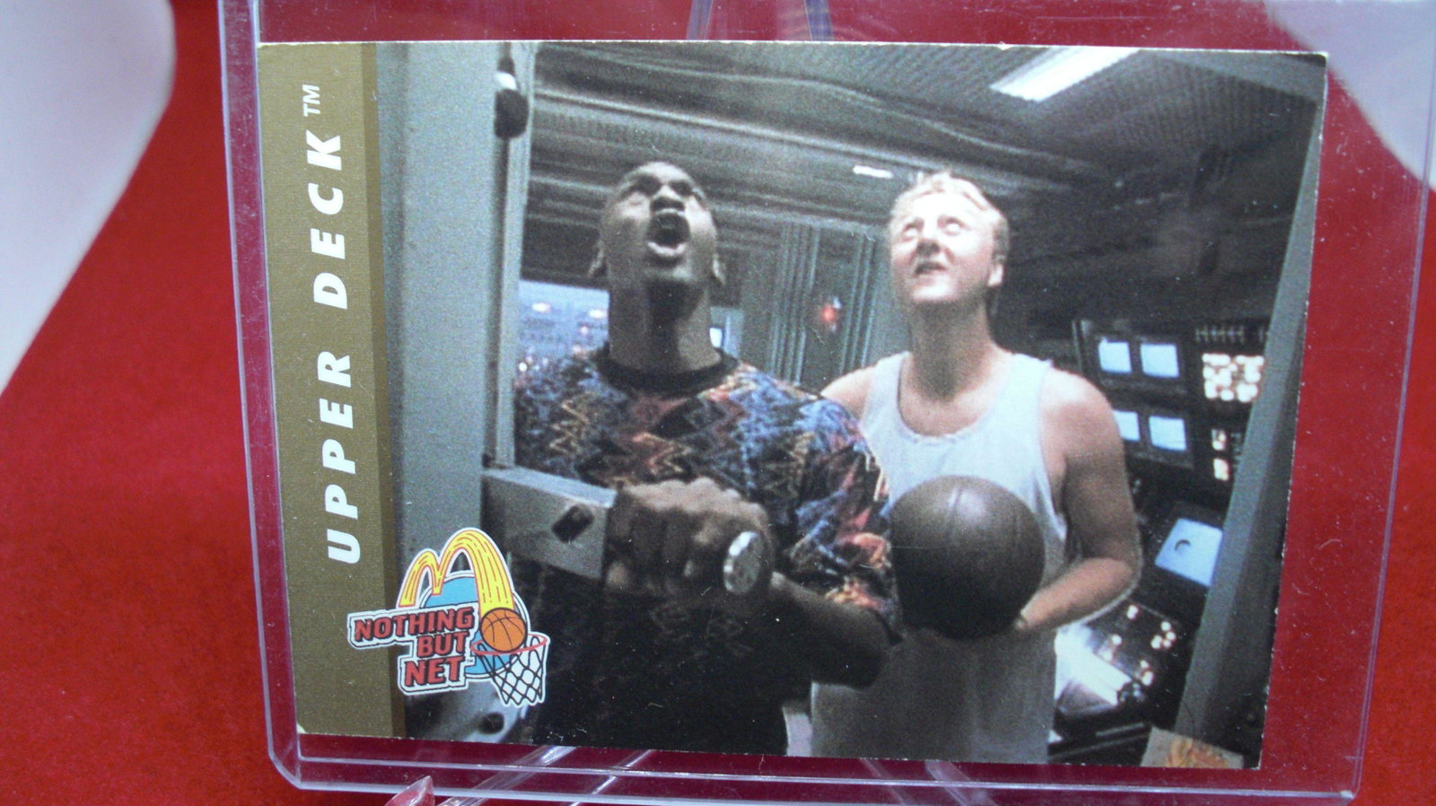 michael jordan card: in top loader