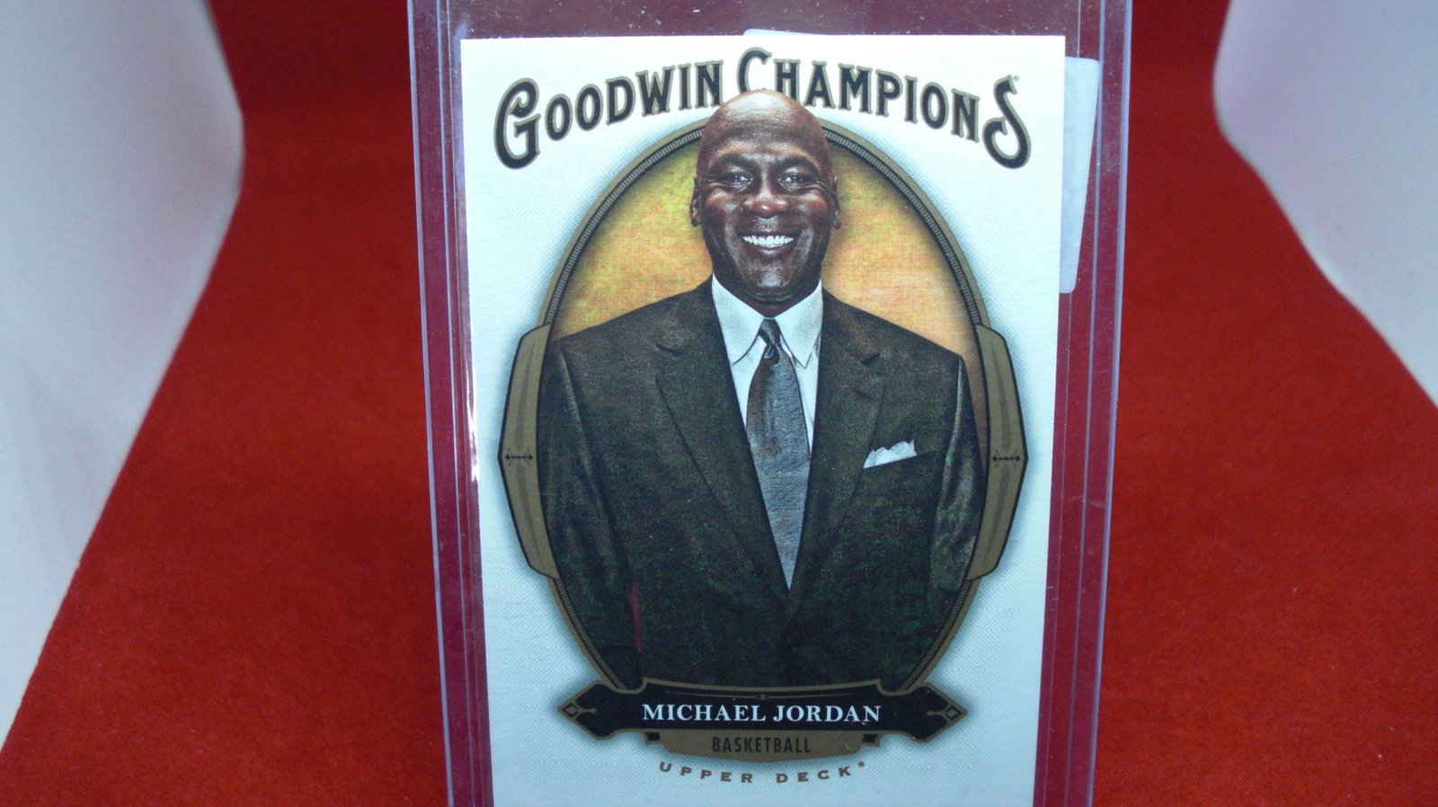 michael jordan card: in top loader