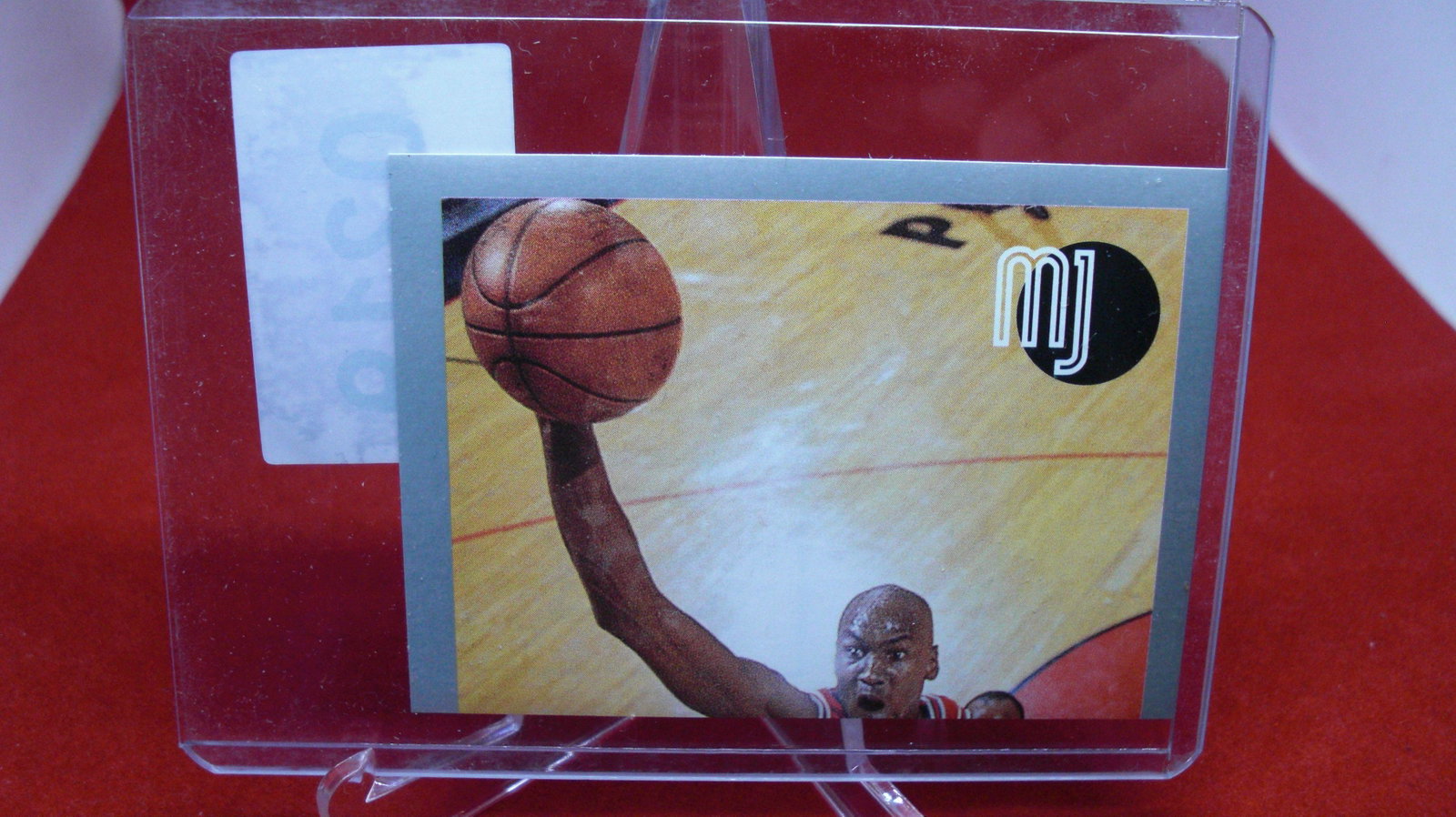 michael jordan card: in top loader