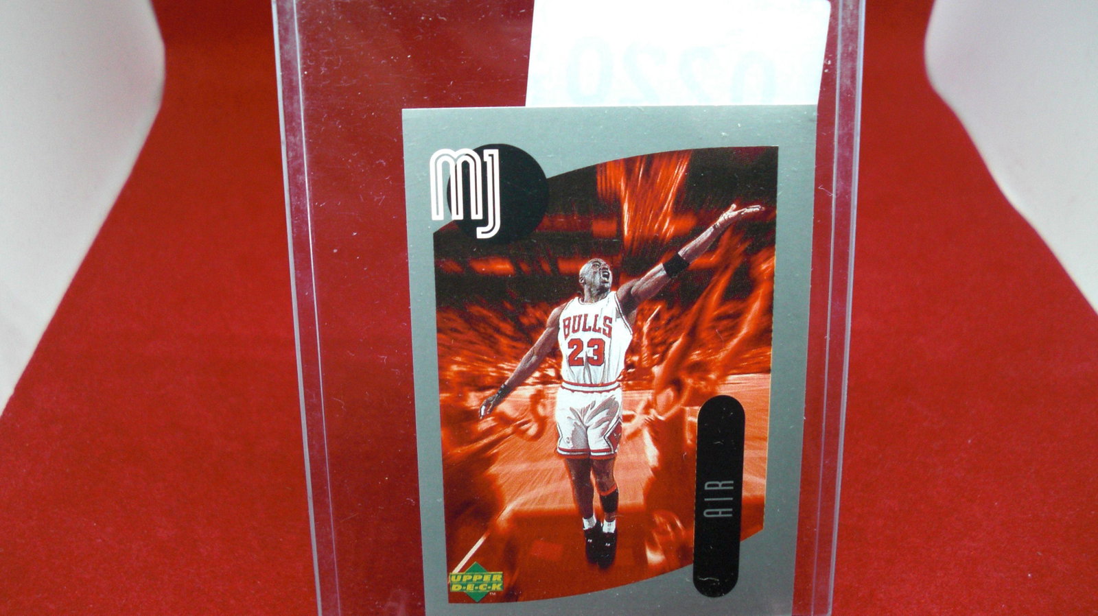 michael jordan card: in top loader
