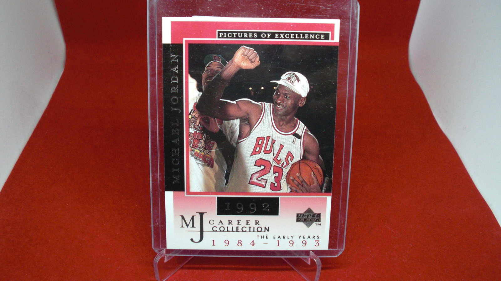 michael jordan card: in top loader