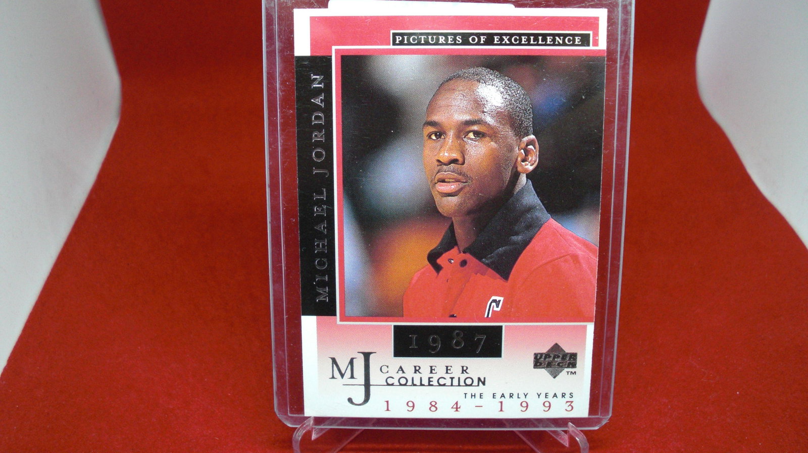 michael jordan card: in top loader