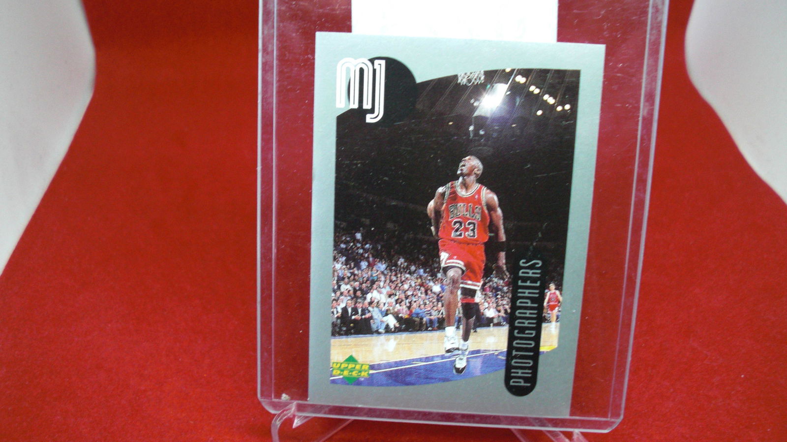 michael jordan card: in top loader