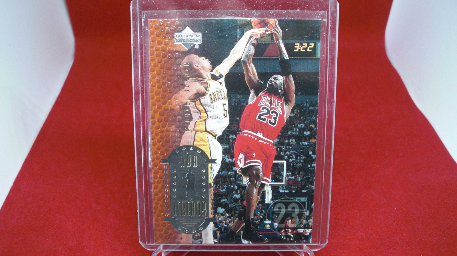 michael jordan card: in top loader