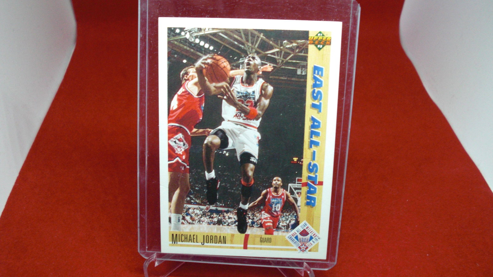 michael jordan card: in top loader
