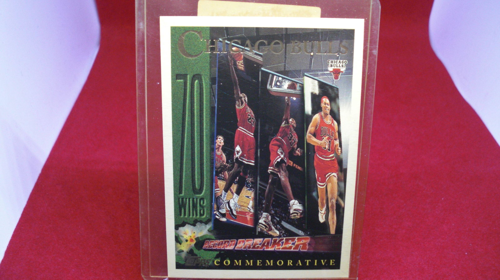 michael jordan card: in top loader