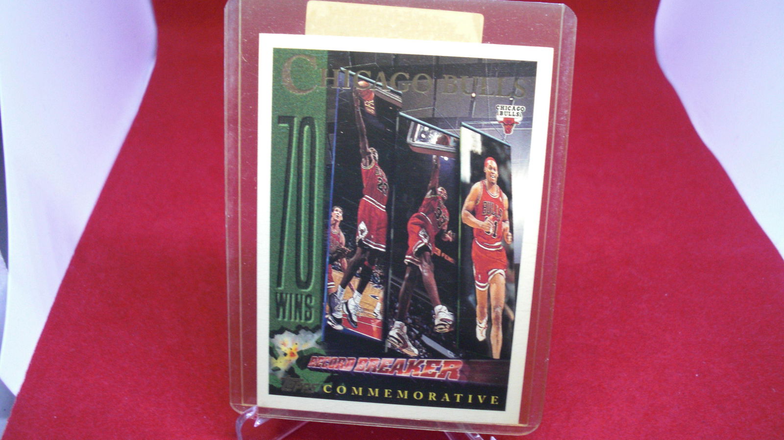 michael jordan card: in top loader