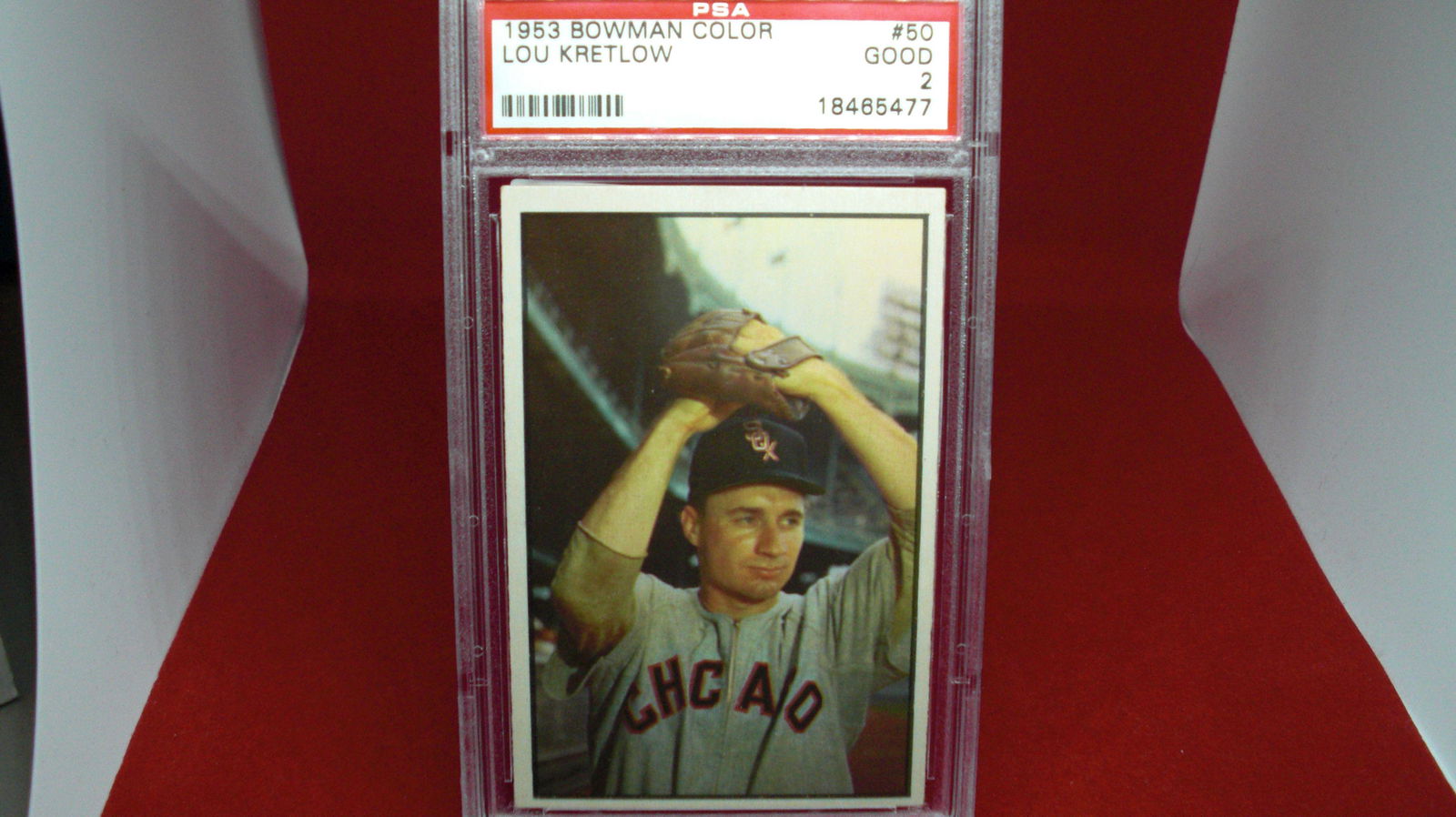psa graded 1953 lou kretlow good 2 (1 of 1)