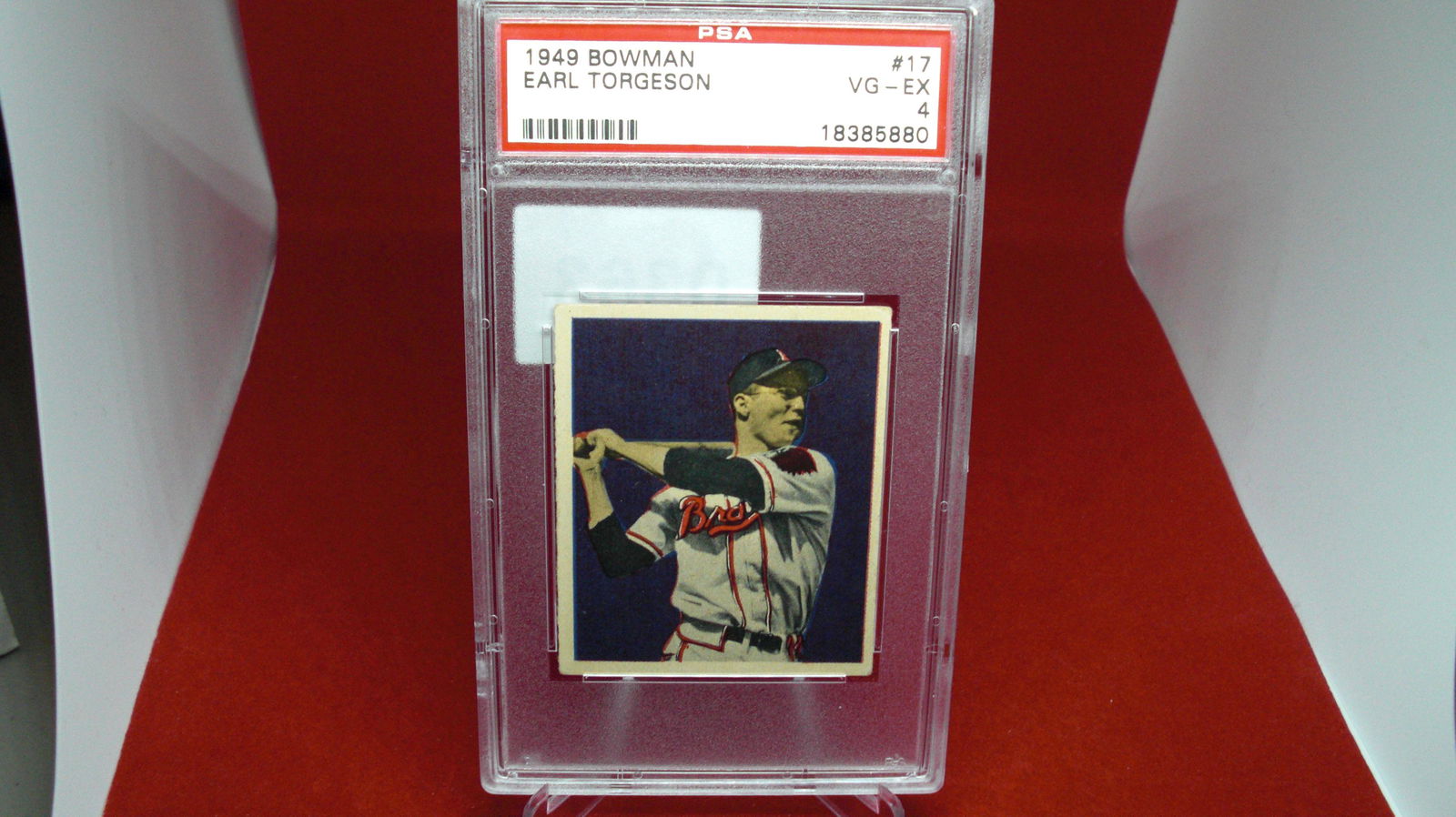 psa graded 1949 earl torgeson ex 4 (1 of 1)